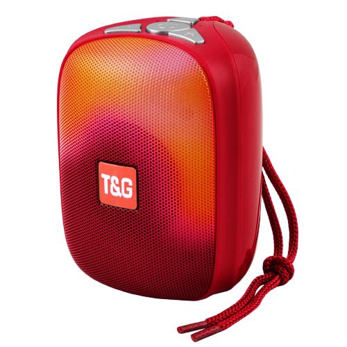 Портативна акумуляторна колонка TG609 з підсвічуванням Red (a20fce1a)