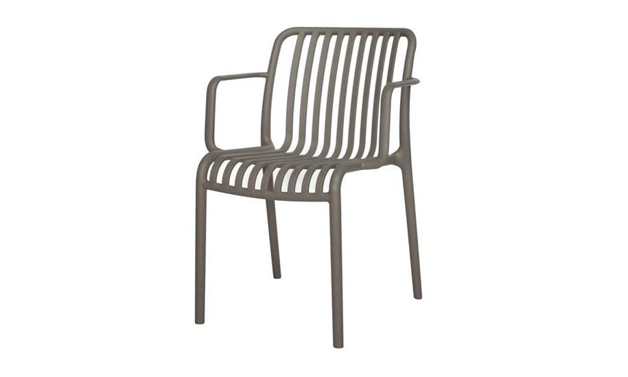 Стул Чил с подлокотниками пластик 550x580x785 мм Серый (2147483818)