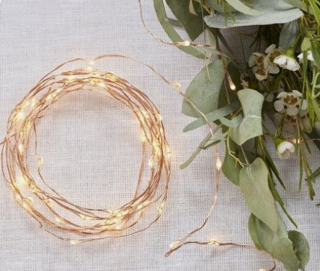 Гірлянда Роса дріт 200 led 20 м теплий на батарейках (1581)