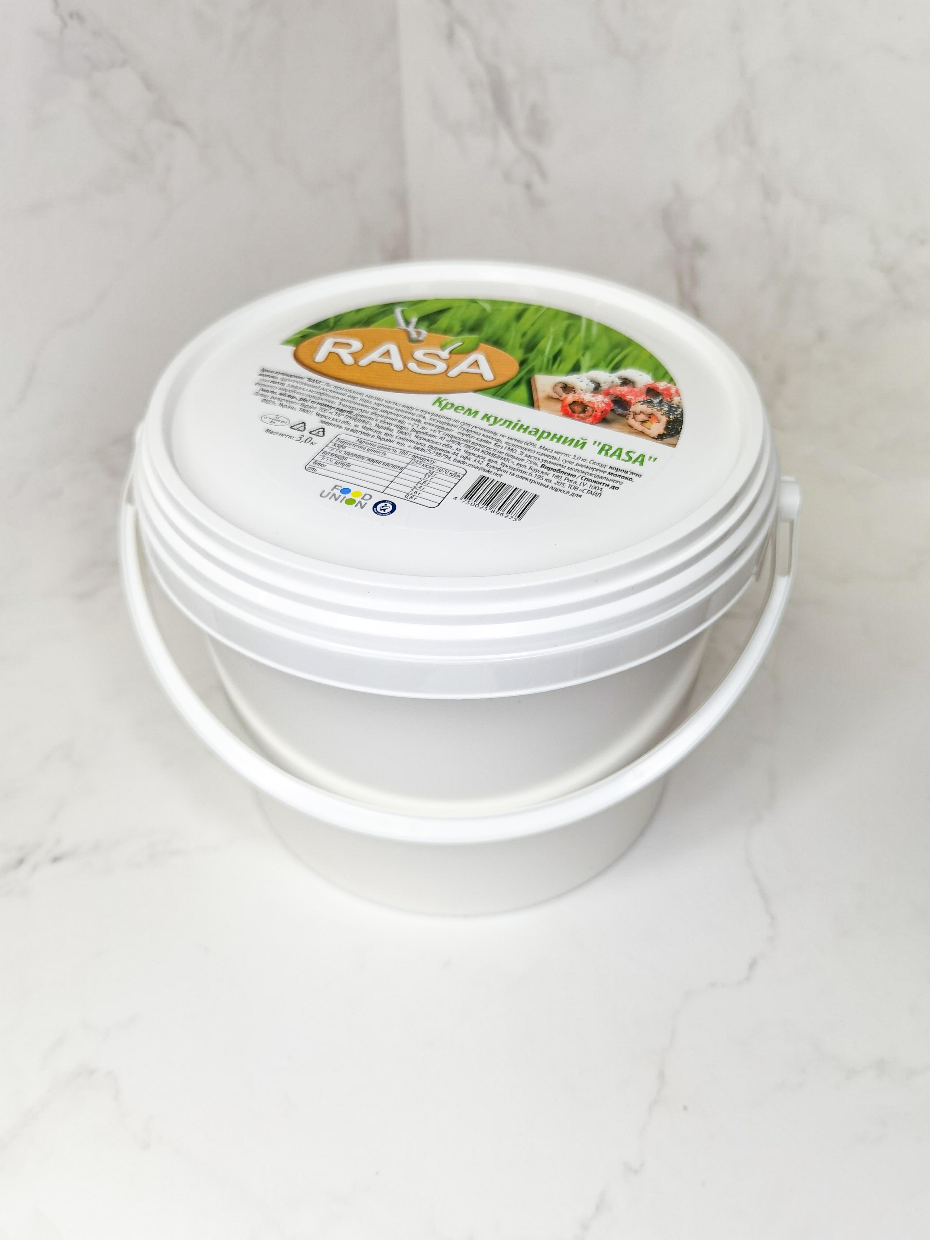 Крем-сыр для суши и не только Rasa 3 кг 60% (110005)