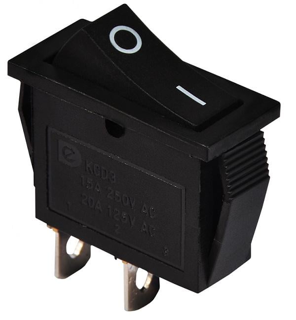 Перемикач АСКО-УКРЕМ без фіксації 220V Чорний (A0140040026) Перемикач АСКО-УКРЕМ без фіксації 220V Чорний (A0140040026)