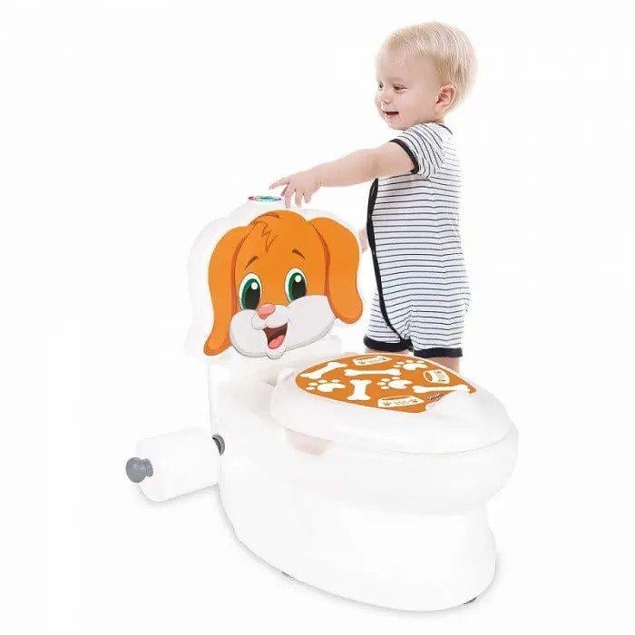 Горшок-унитаз детский Pilsan Песик с держателем для бумаги и звуковыми эффектами (07-562) - фото 3