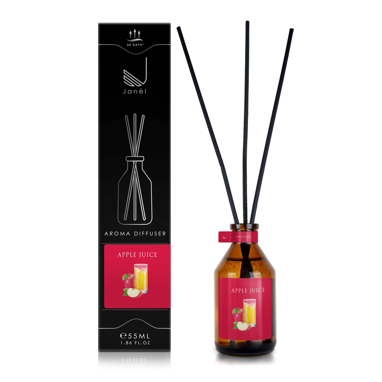 Аромадиффузор Janel Яблочный сок 55 мл (023-d55)