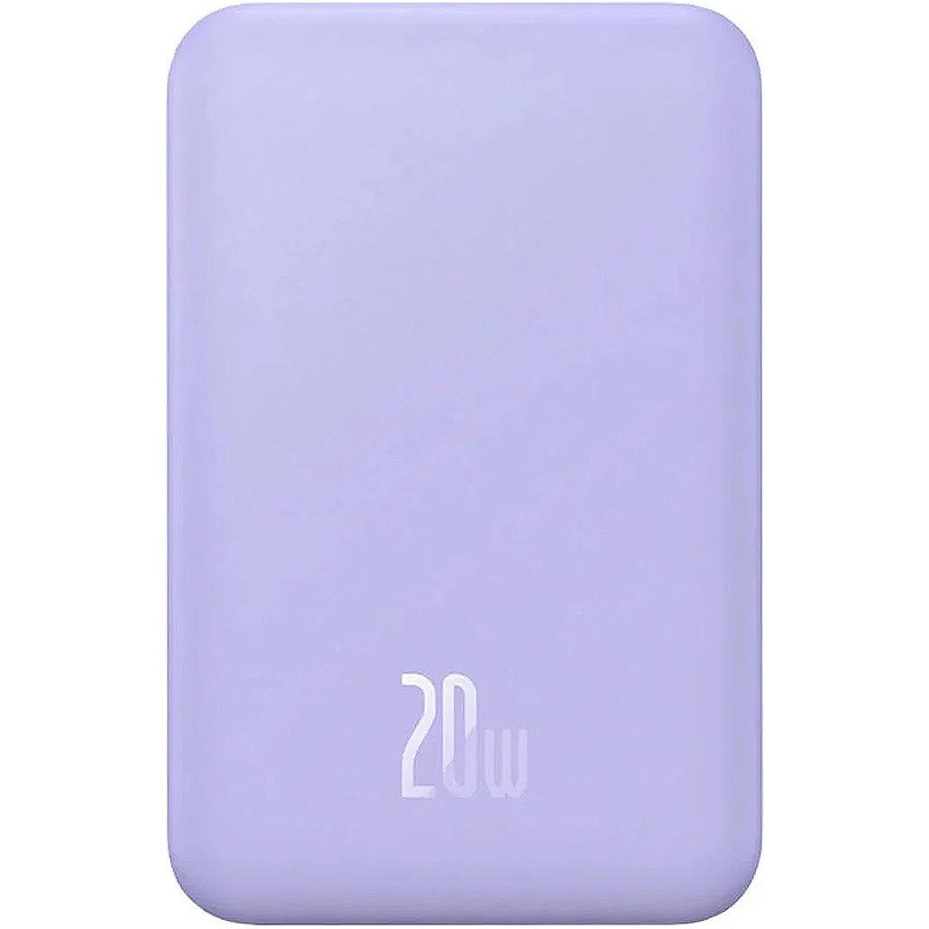 Зовнішній акумулятор Baseus Magnetic Mini 20W 20000 mAh Purple (PPCX150005)