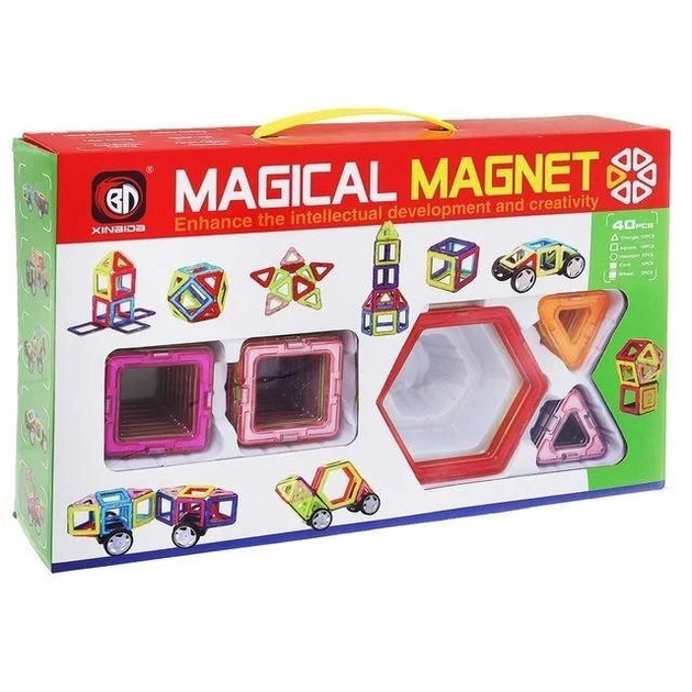 Конструктор магнітний Magical Magnet 40 дет. (14454620)