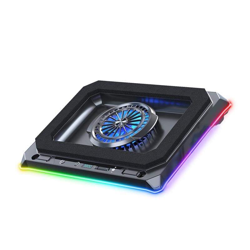 Підставка для ноутбука охолоджувальна DYXON Ice Coorel 24 Game Super Turbo Cool RGB Black (DXN-ICCL-24-BK)