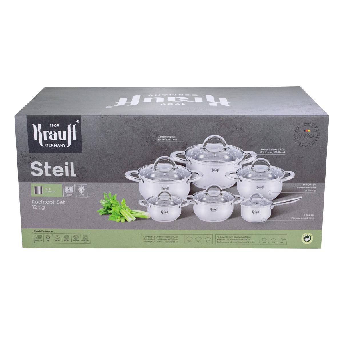 Набір посуду Krauff Steil 26-238-079 12 пр. (313655) - фото 3 Набір посуду Krauff Steil 26-238-079 12 пр. (313655) - фото 3