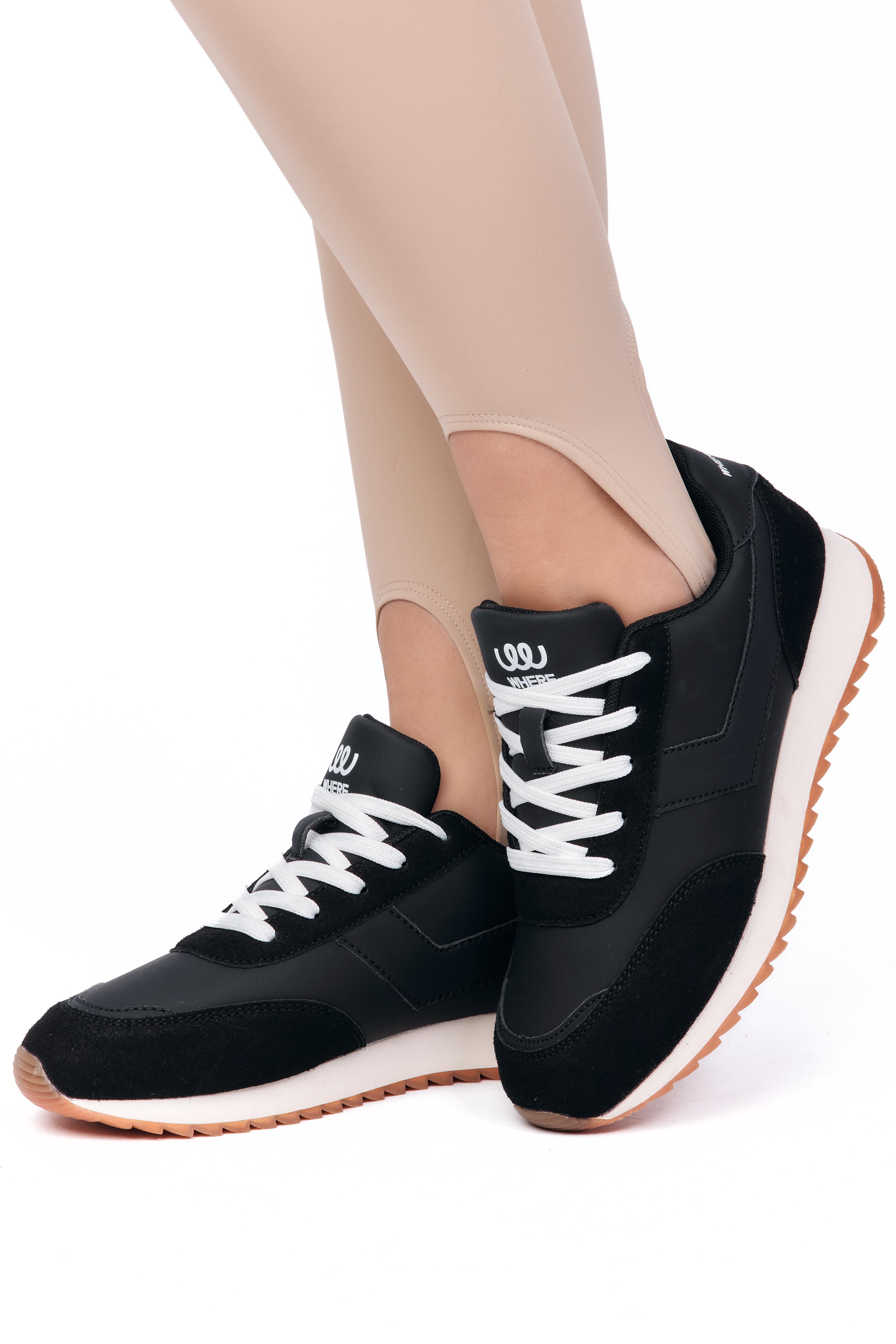 Кроссовки женские Where Uwear 347097 р. 37 Черный (347097_37)