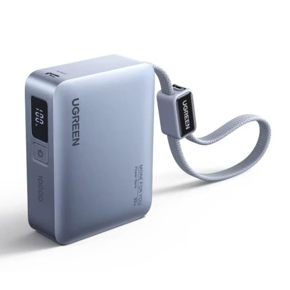 Міні Повербанк 33W UGREEN 10000mAh PB584 Fast Charging з кабелем (35888620)