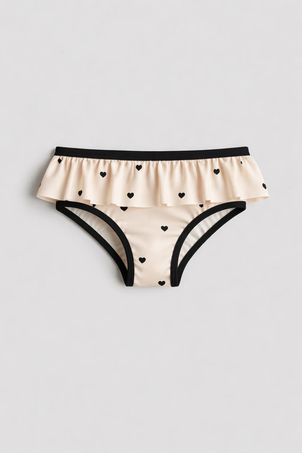 Купальные трусики H&M 1226028 Сердечки 86-92 см Белый/Черный