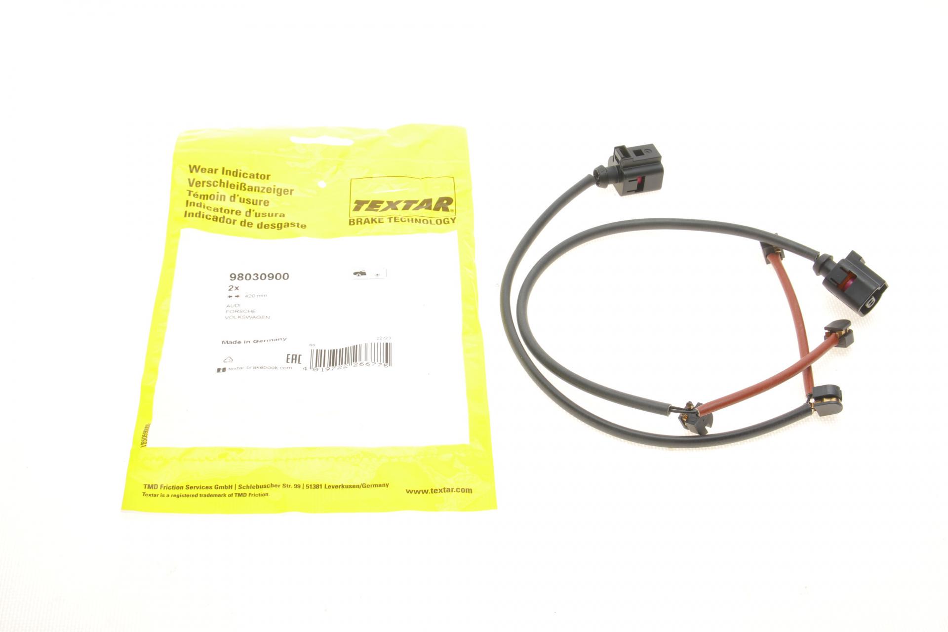 Датчик износа тормозных колодок передних VW Touareg 02-10/ Audi Q7 06-15 2 шт. (98030900)