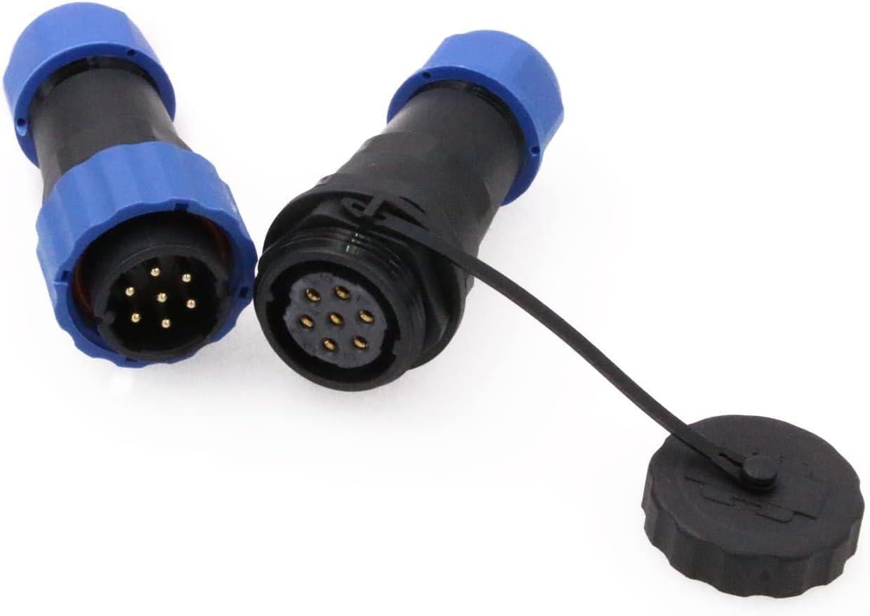 Разъем герметичный SP20 7D-F-M 7 pin 10A IP68 (58369)