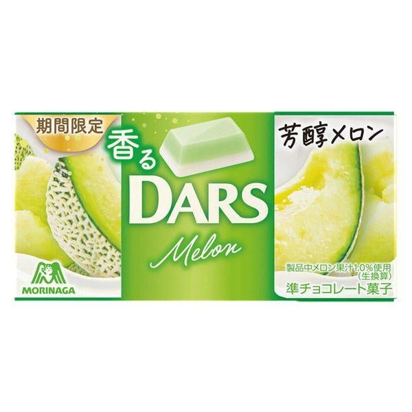 Шоколад MORINAGA Dars Melon Choco с ароматом сочной дыни 46 г