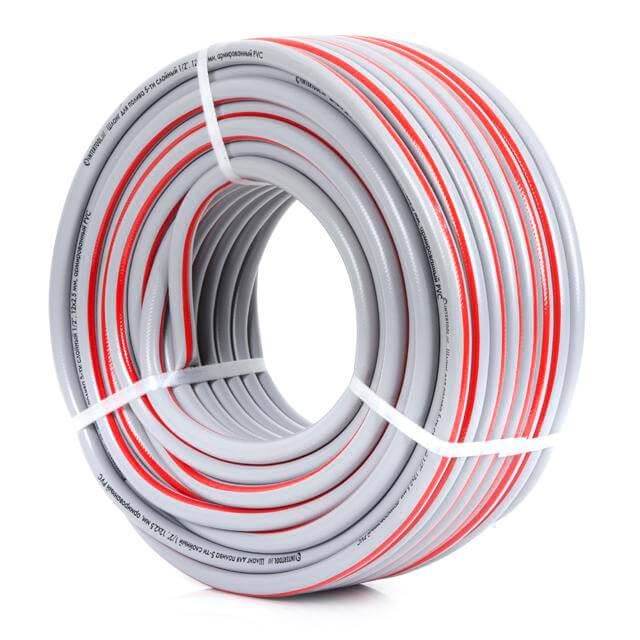 Шланг для поливу Intertool GE-4135 5-ти шаровий 1/2" 50 м армований PVC (129061)