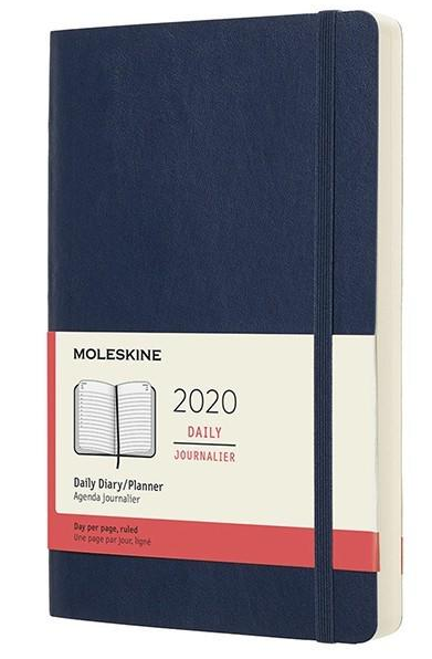 Ежедневник Moleskine 2020 средний Сапфировый (DSB2012DC3Y20)