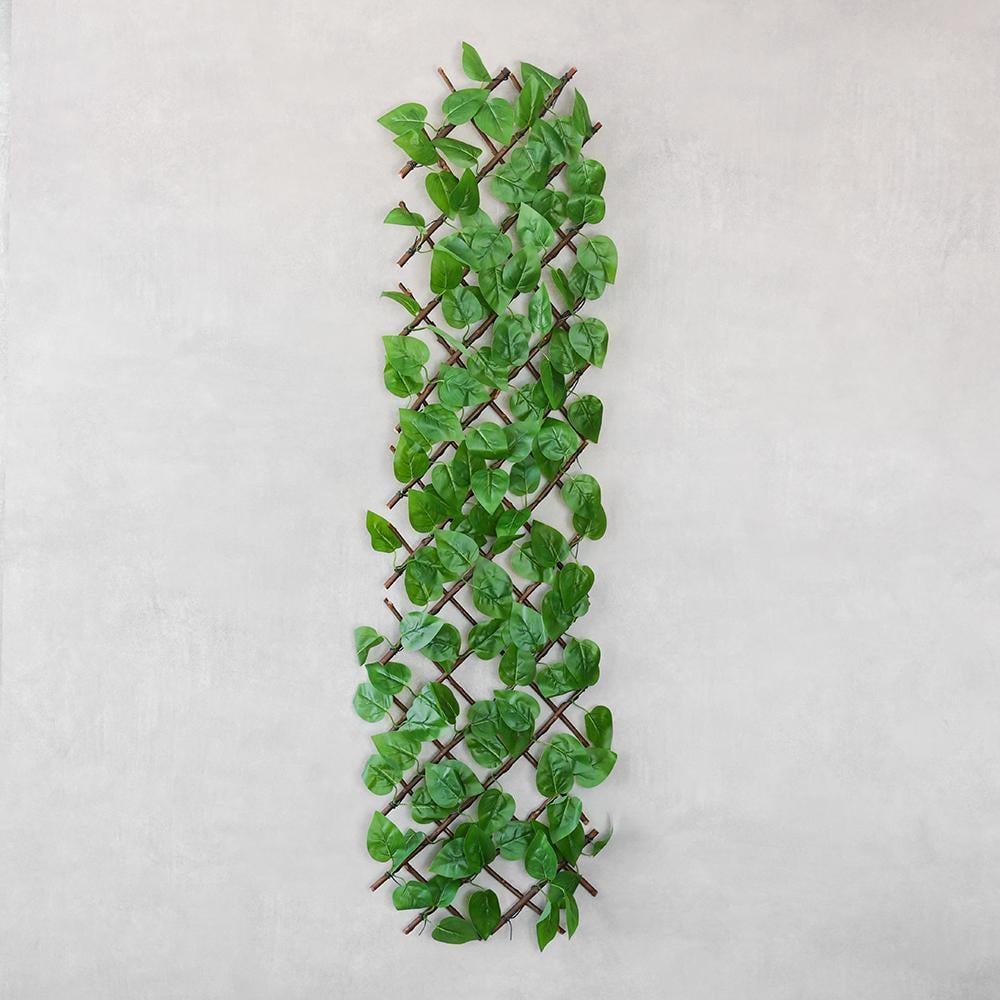 Панель декоративная из искусственной зелени и лозы Фикус 36х120 см (2017-006)