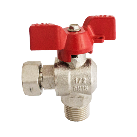 Кран угловой Karro с накидной гайкой 1/2" (2481)