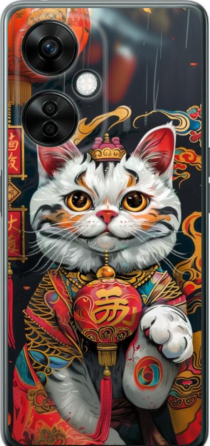 Чехол на OnePlus Nord CE 3 Lite 5G China Cat v2 (6135u-3144-42517)