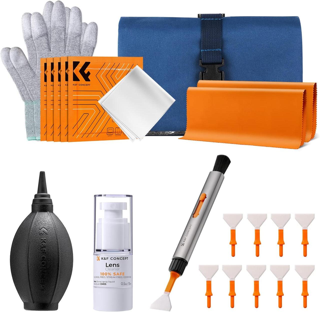 Набор 23в1 K&F Concept Optical Cleaning Kit для видео и фототехники (1938744389)