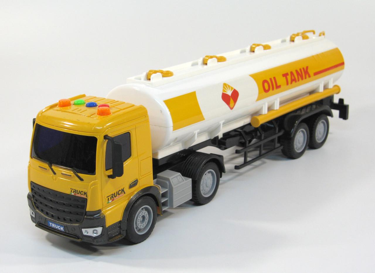 Машина бензовоз пластмассовый 3364 Желтый