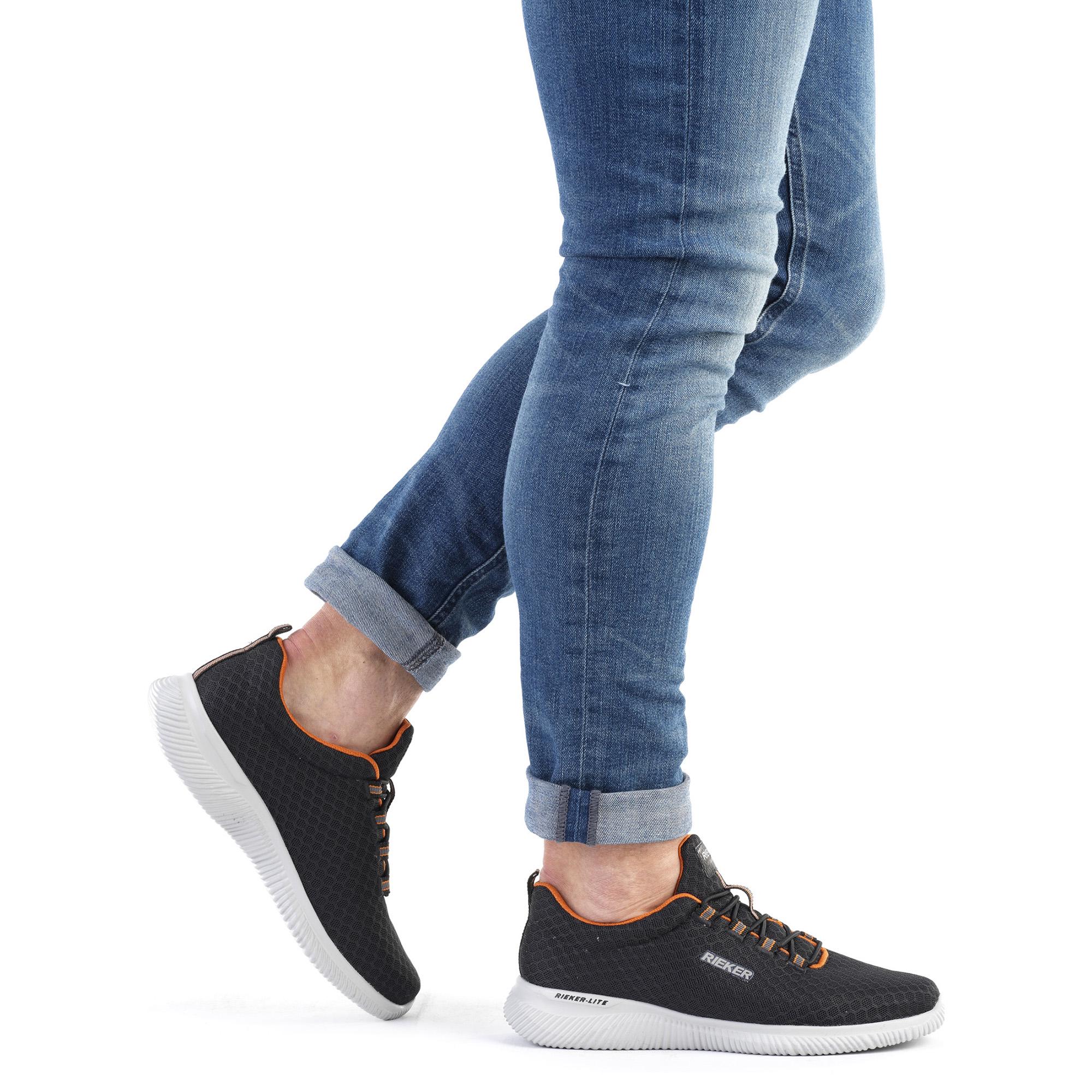 Кроссовки мужские Rieker р. 43 Черный/Оранжевый (34982-43) - фото 12 Кроссовки мужские Rieker р. 43 Черный/Оранжевый (34982-43) - фото 12