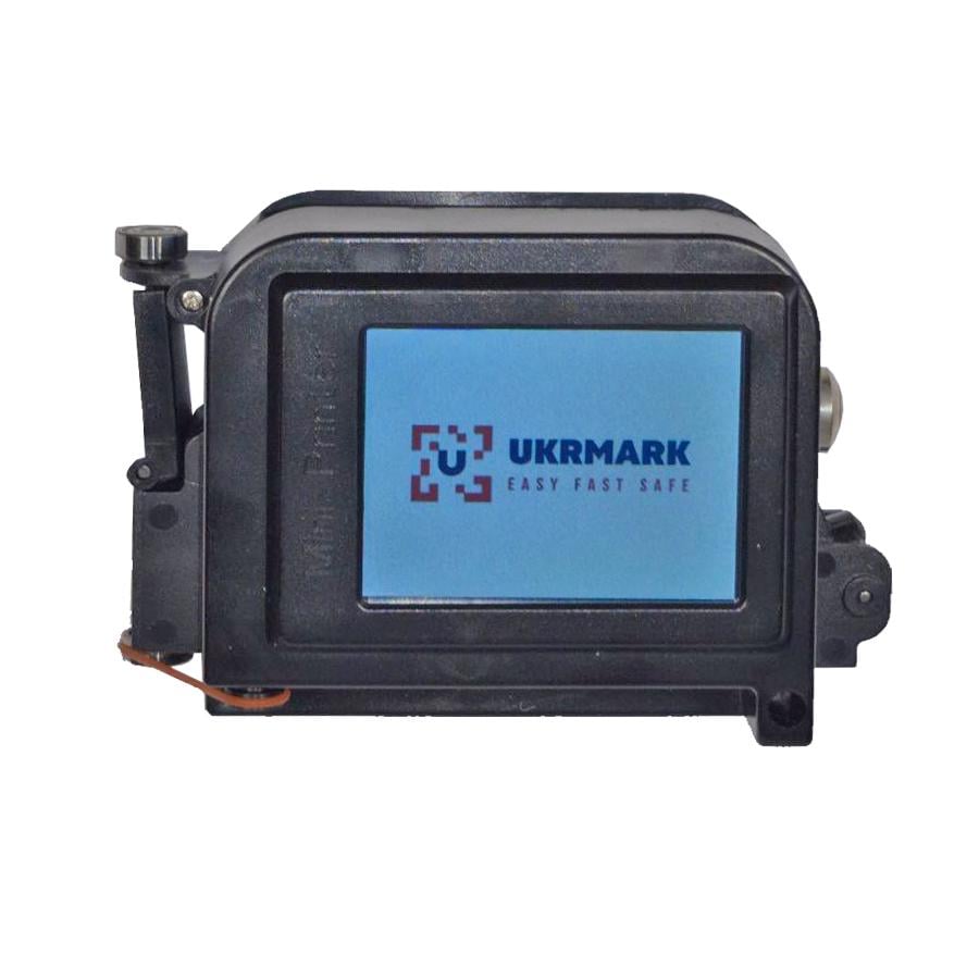 Краплеструменевий міні принтер UKRMARK 2602 12,7 мм Чорний