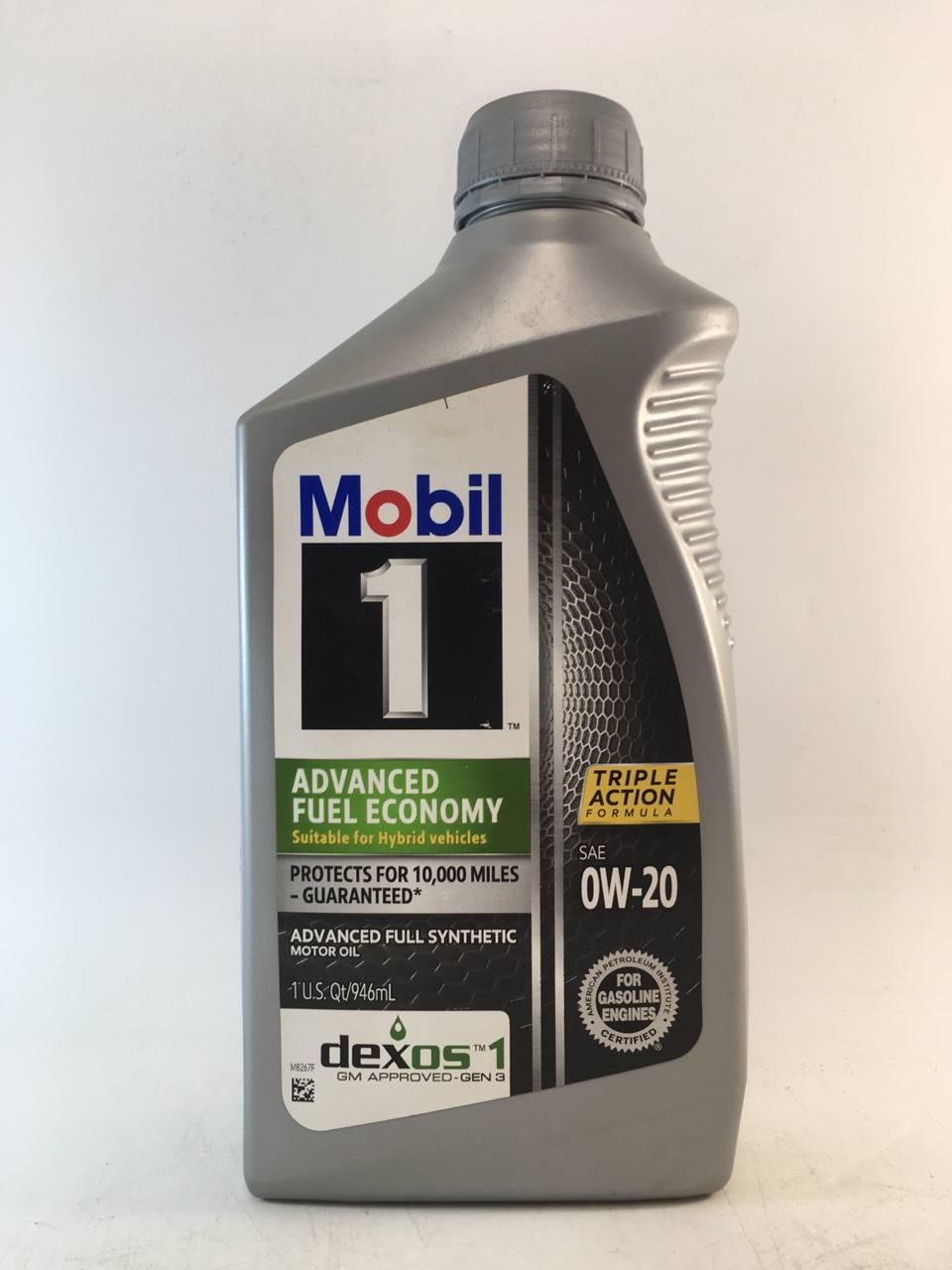 Моторное масло Mobil 1 Advanced Fuel Economy Dexos 1 A1/B1 SP GF-6A/GF-7A 0W-20 1 л (152560)