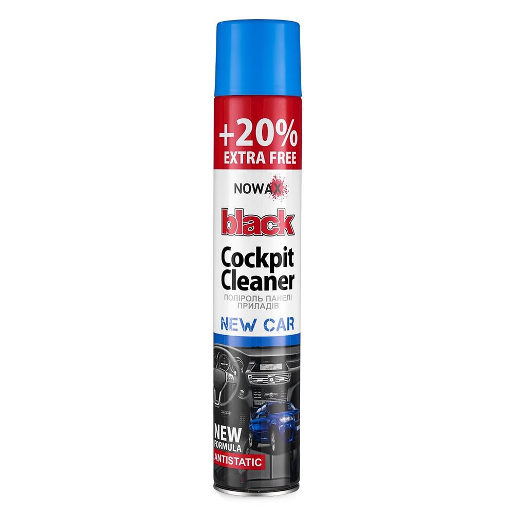 Полироль для панели приборов Nowax Cockpit Cleaner Spray Новая машина, 750мл
