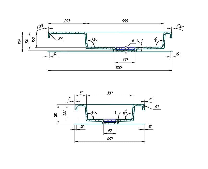 Умивальник накладний Status Vega Low 80 L White (685) - фото 17