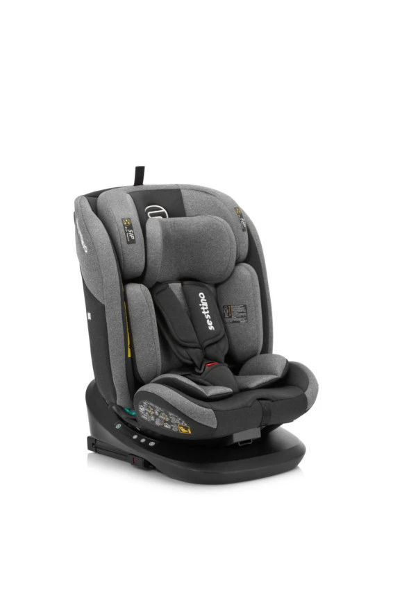 Автокресло Sesttino OKTAGON ISOFIX 0-36 кг Melange gray (PH00010)
