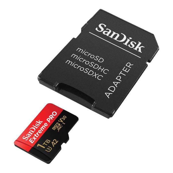 Картка пам'яті SanDisk Extreme Pro SDSQXCD-1T00-GN6MA microSDXC UHS-I U3 A2 1 TB (2461857060) - фото 2 Картка пам'яті SanDisk Extreme Pro SDSQXCD-1T00-GN6MA microSDXC UHS-I U3 A2 1 TB (2461857060) - фото 2