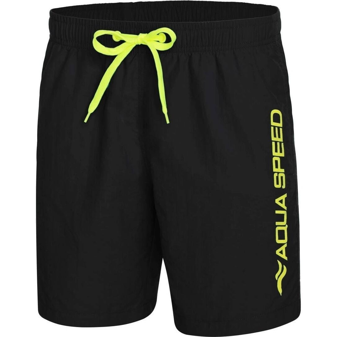 Шорты пляжные Aqua Speed ​​OWEN XS Черно-лимонный (297-07)