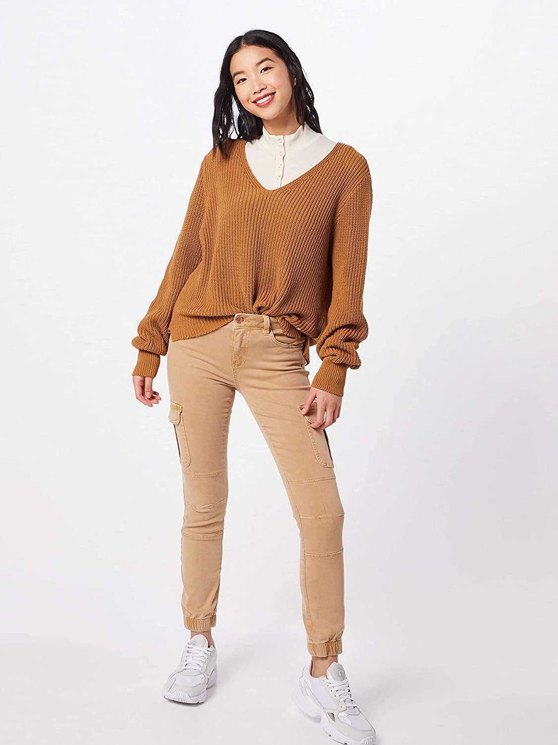 Брюки Only р. 38/32 Бежевый (15170889)