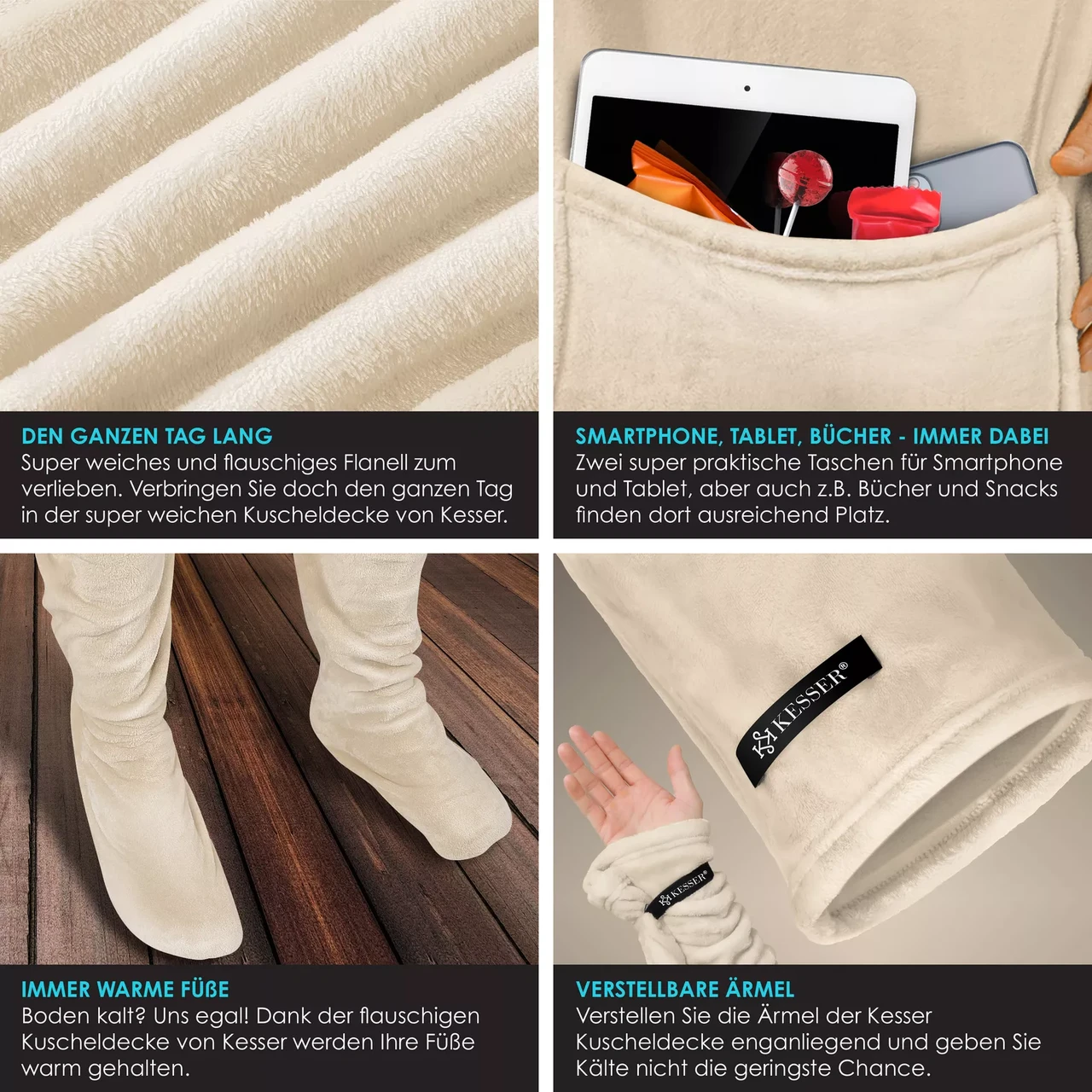 Ковдра-плед KESSER 200x140 см (225262457139be-200x140) - фото 7 Ковдра-плед KESSER 200x140 см (225262457139be-200x140) - фото 7