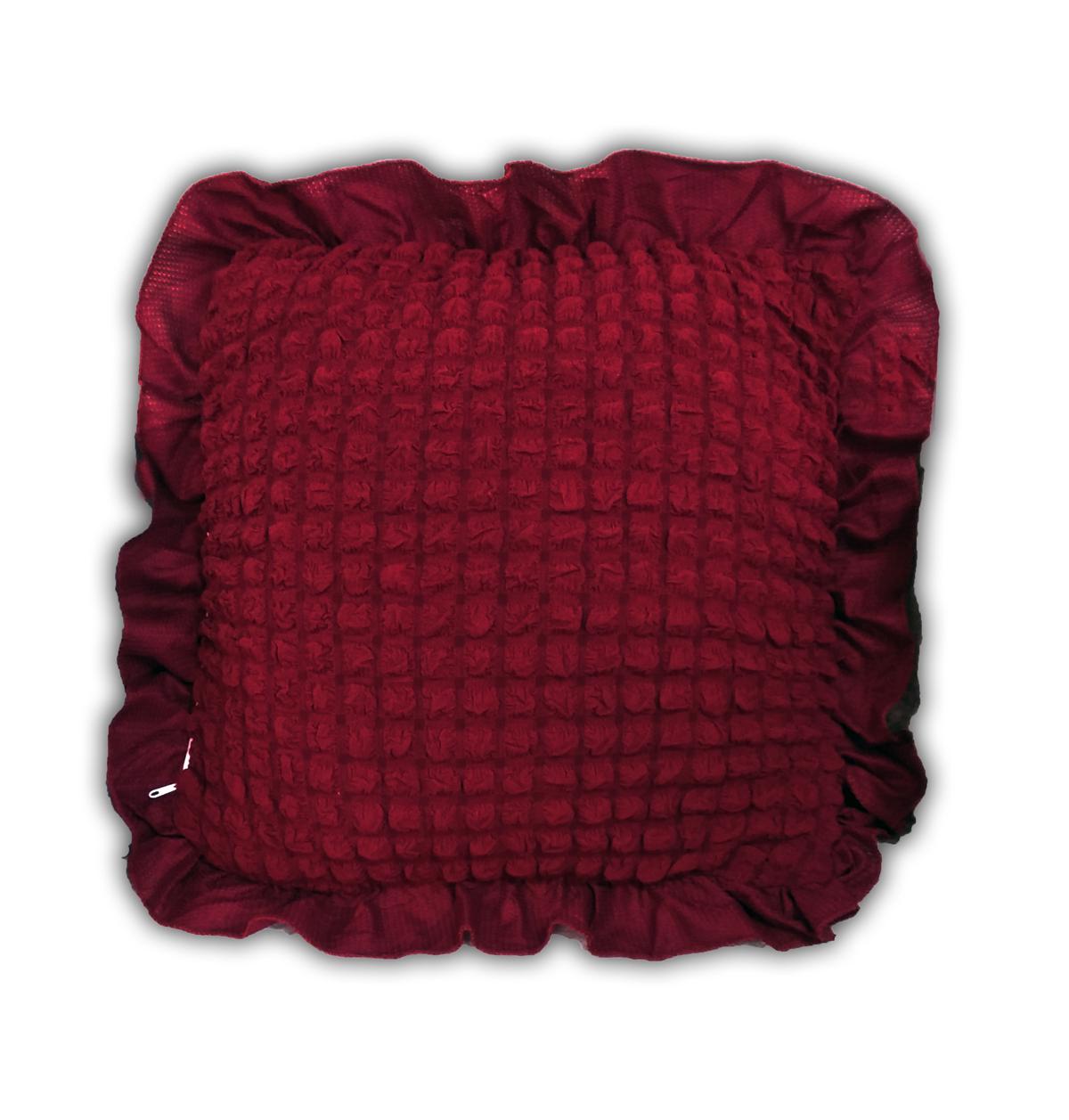 Подушка с наволочкой Love You 45x45 см Бордо 23
