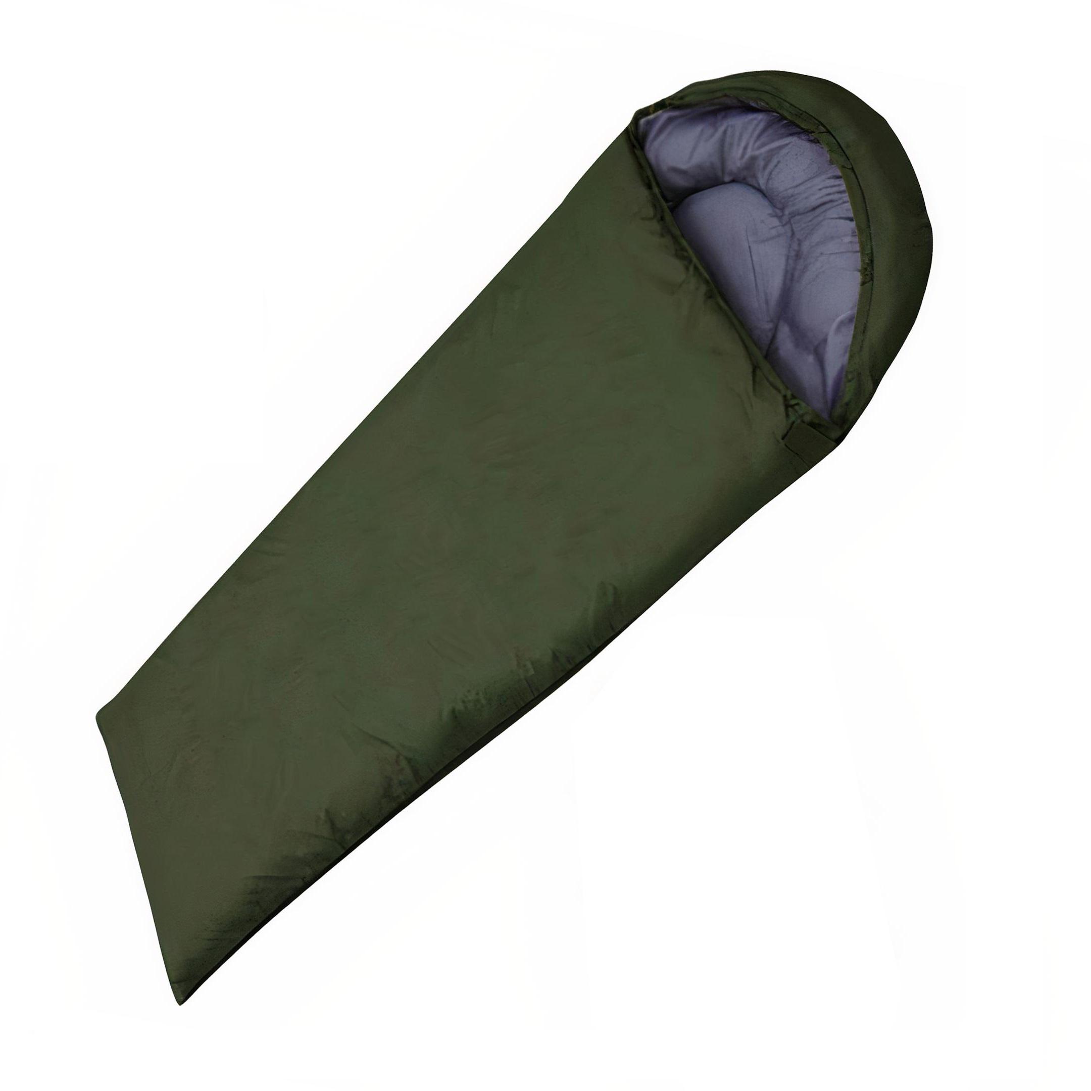 Спальний мішок-ковдра INSPIRE з капюшоном та чохлом Зелений (6918543)