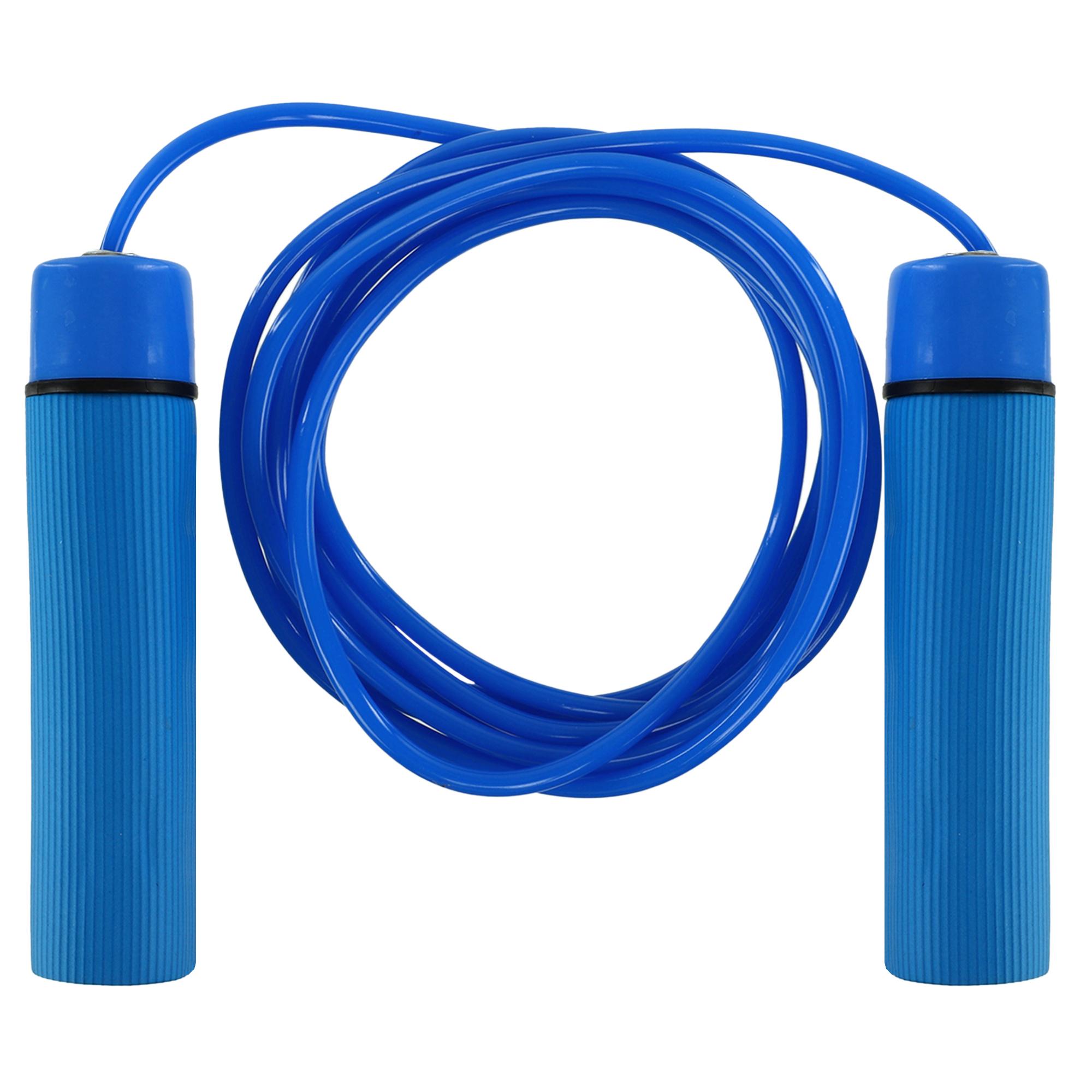 Скакалка скоростная SP-Sport FI-5108 с подшипником и PVC жгутом 2,8 м 5 мм Синий (32511063)