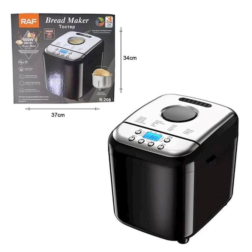 Хлебопечь с функцией безглютеновой выпечки RAF R 208 600W до 1000 г (63a1123c) - фото 4 Хлебопечь с функцией безглютеновой выпечки RAF R 208 600W до 1000 г (63a1123c) - фото 4