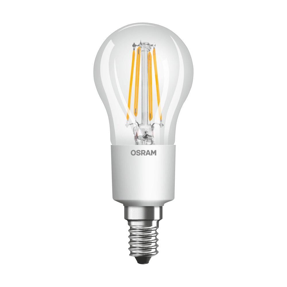 Лампа світлодіодна S Osram CL P40GD 4,5W/827 230V FIL E14 (4058075435476)