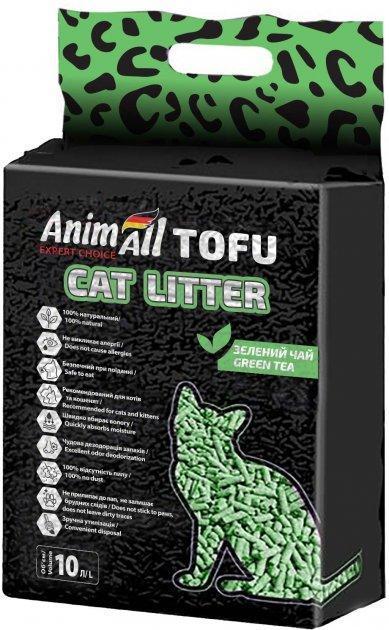 Наповнювач соєвий для лотків AnimAll TOFU Green tea 10 л 4,66 кг (2026686789)