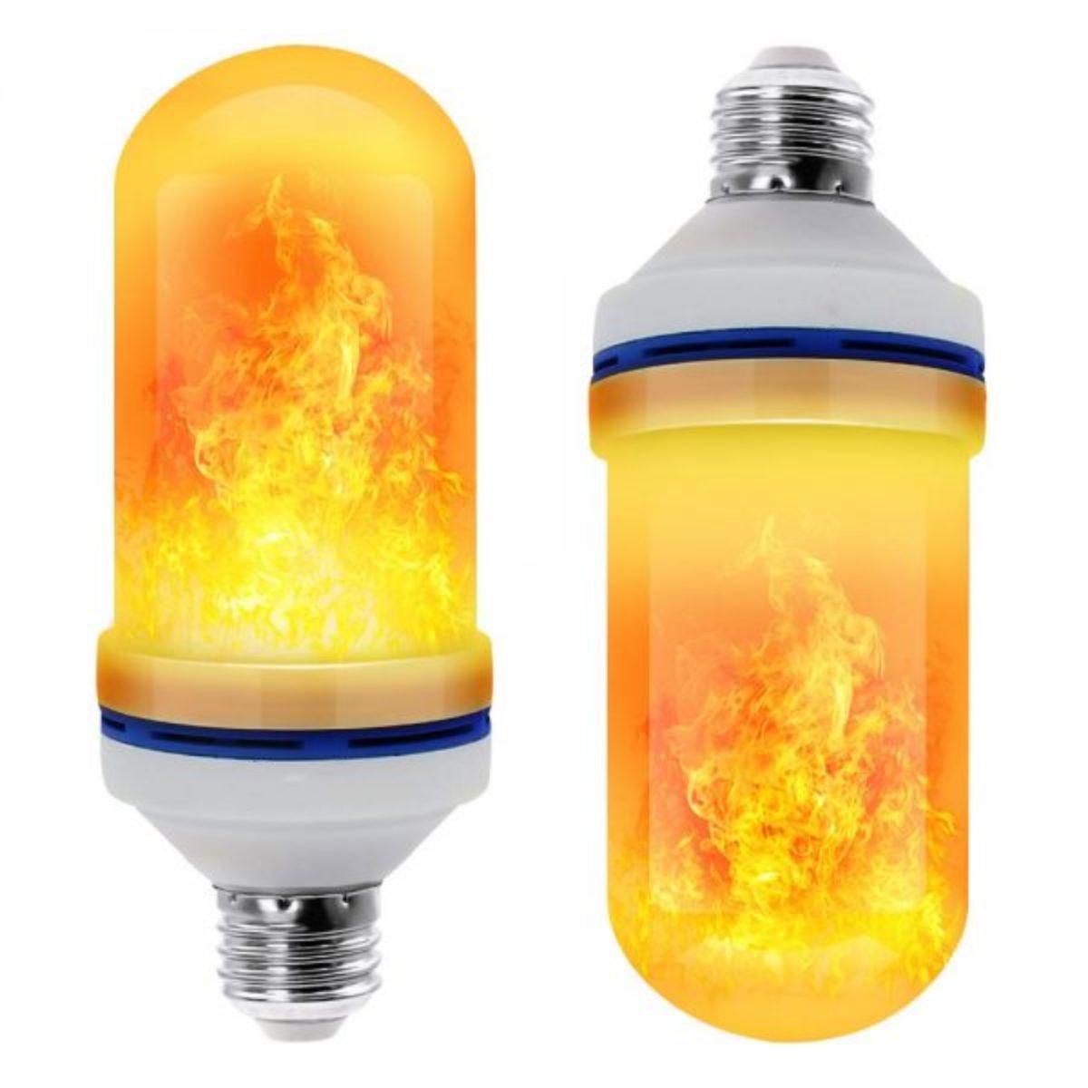 Лампочка с имитацией огня LED Flame Bulb теплый свет Белый (1007795-Other-1) - фото 2