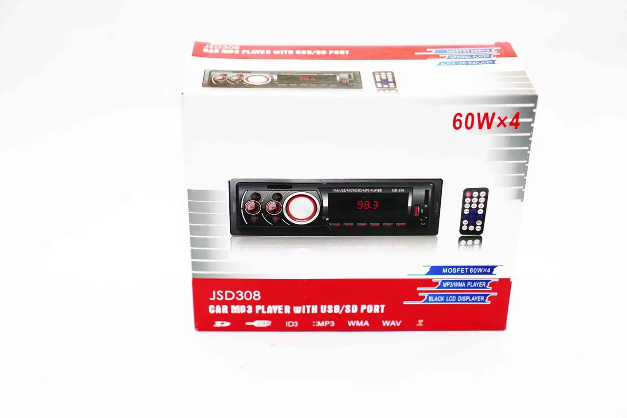 Автомагнитола JSD308 ISO USB RGB Bluetooth SD/AUX/FM 4x60W - фото 5