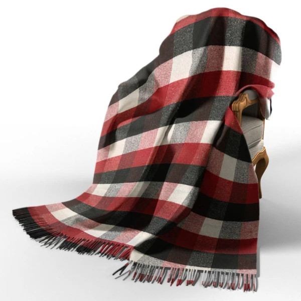 Плед хлопковый с LED лампой Love You П8 4084-F 140х200 см Белый (8-6-5156565)