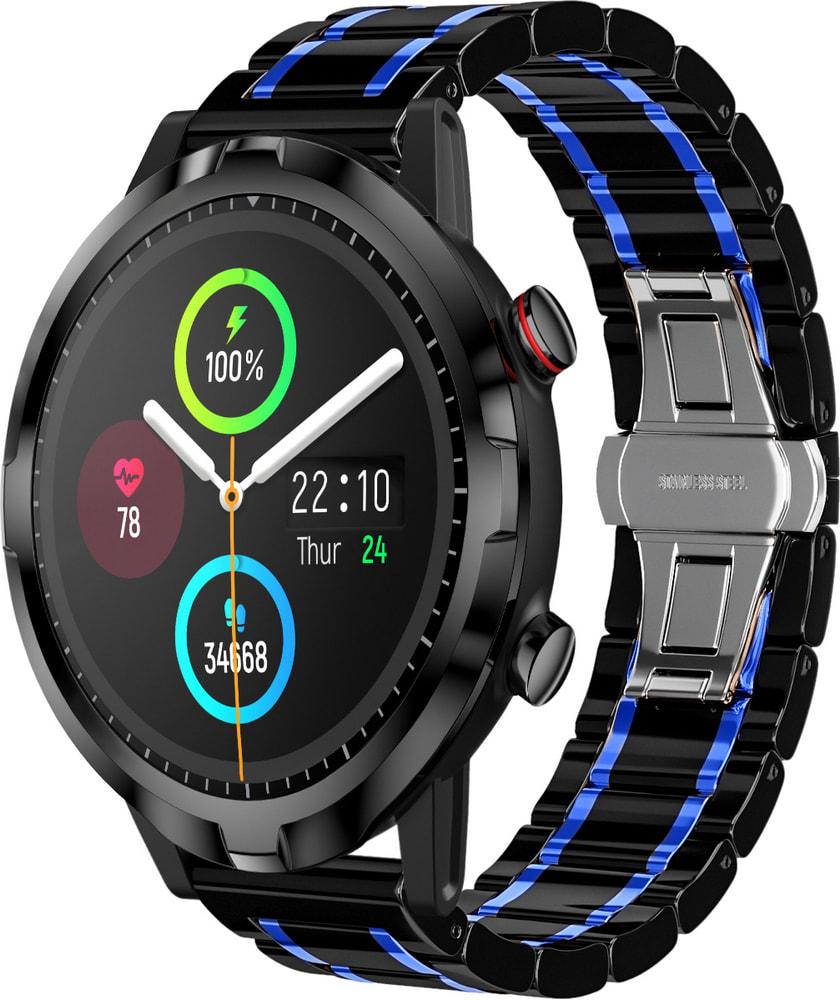 Ремешок керамический Ceramo для Haylou Smart Watch RT LS05S Black/Blue (28713-43) Ремешок керамический Ceramo для Haylou Smart Watch RT LS05S Black/Blue (28713-43)