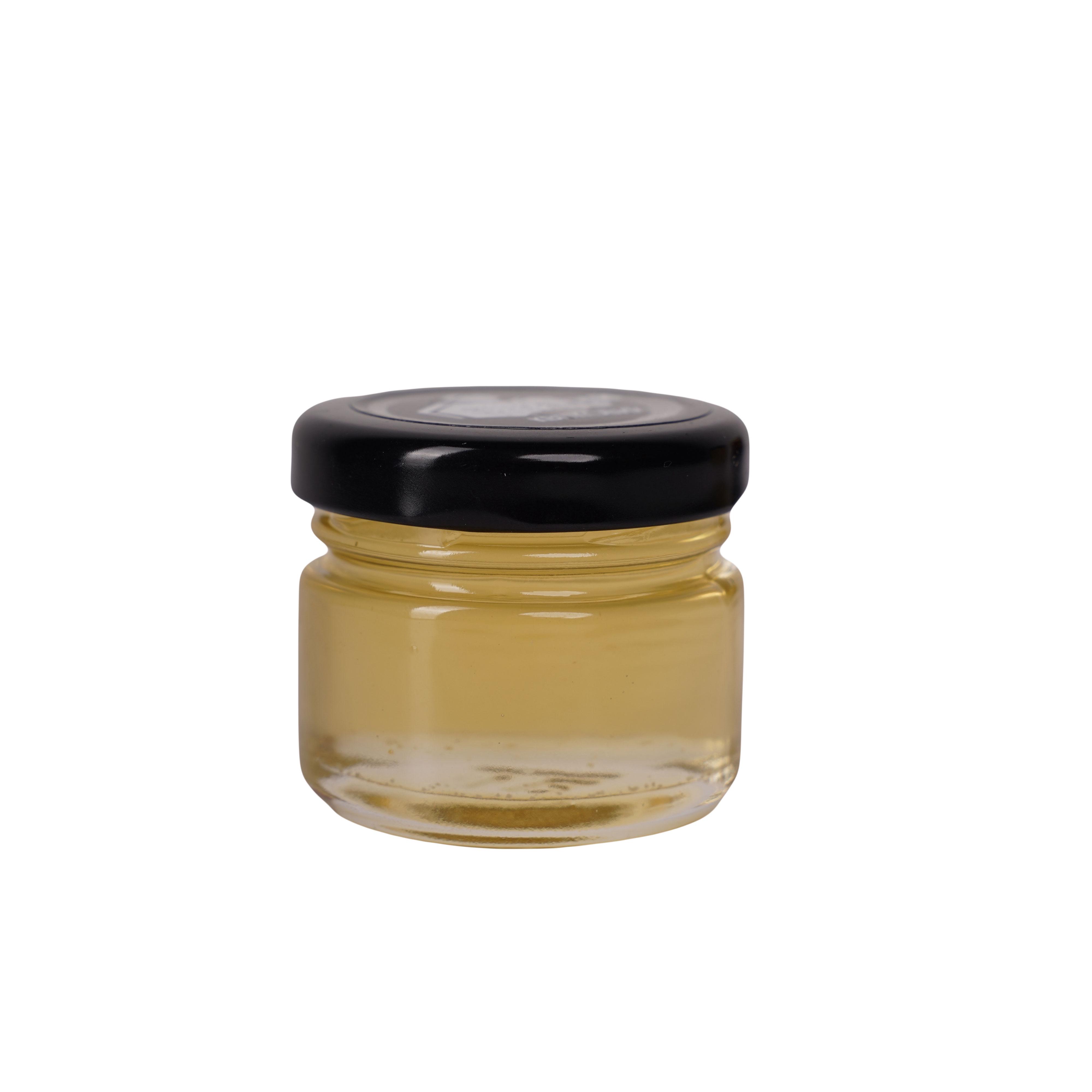 Мед цветочный натуральный пчелиный Золотой Нектар в стеклянной банке 50 г