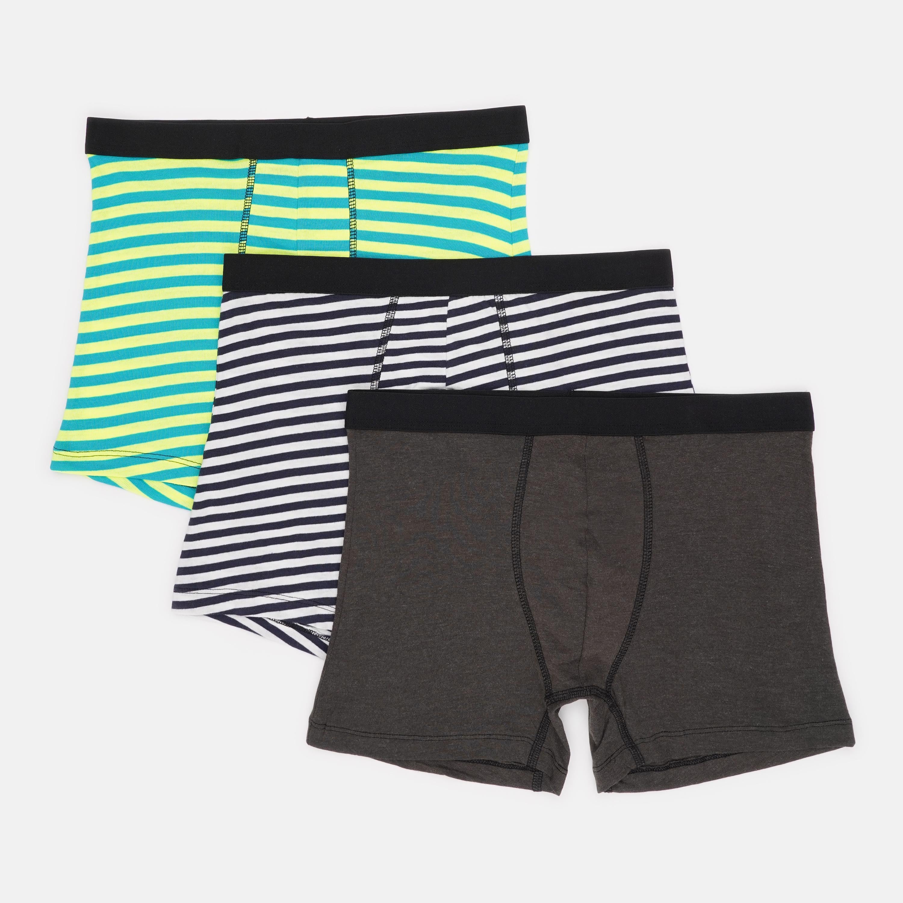 Набір трусів чоловічих Basic Collection M 3 шт. Салатовий/Синій (1438092940)