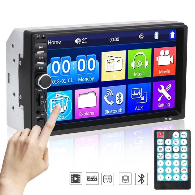 Автомагнитола 2DIN MP5 USB Bluetooth 7018B - фото 2 Автомагнитола 2DIN MP5 USB Bluetooth 7018B - фото 2
