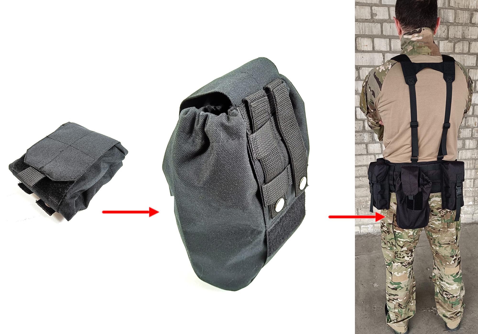 Подсумок для сброса MOLLE PA m3 25х18х10 см (РПС EFPABK24) - фото 5
