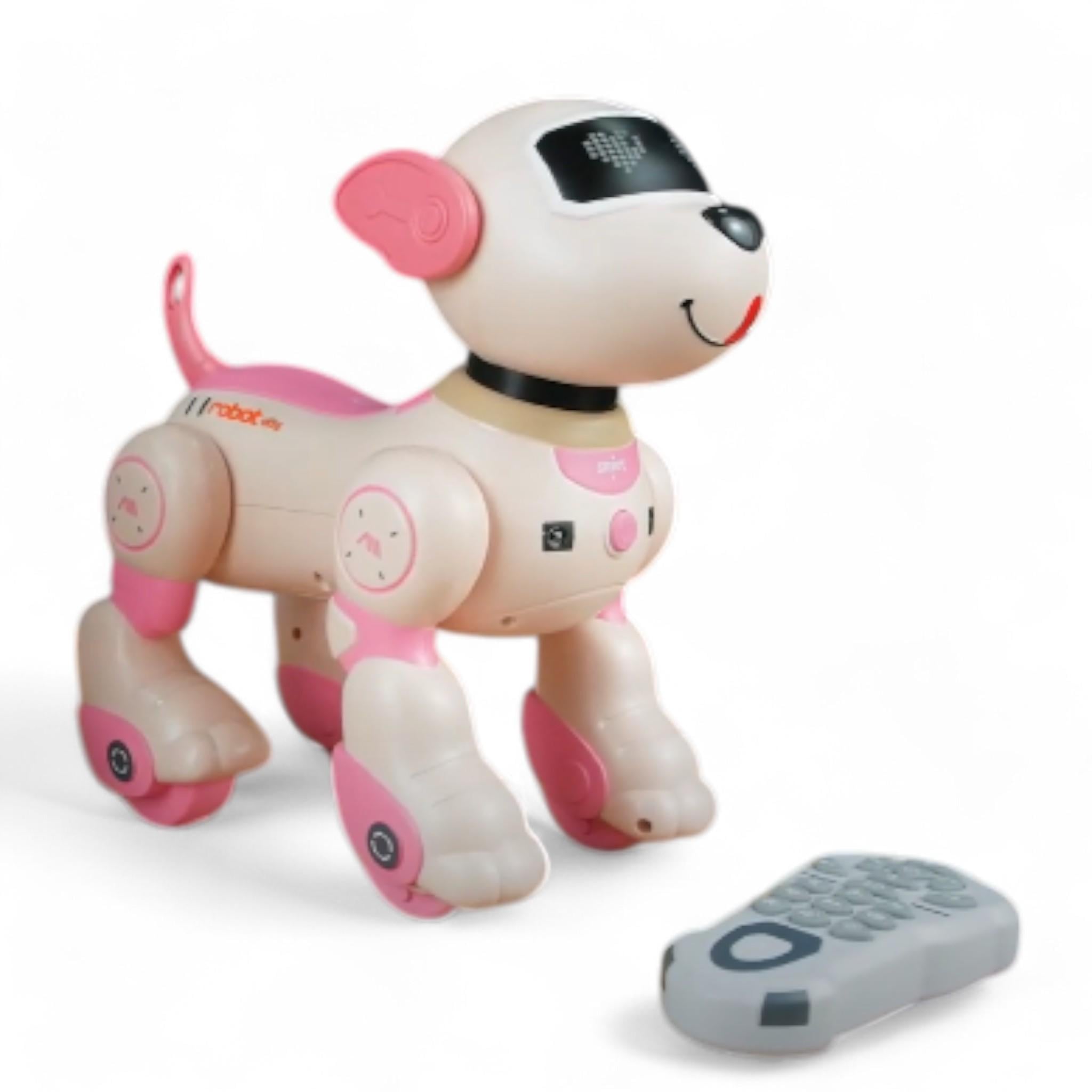 Робот Kai Lun Toys Intellect Voice Stunt Dog аккумулятор 3,7V звуковые и световые эффекты на радиоуправлении Pink (R_1536Pink)