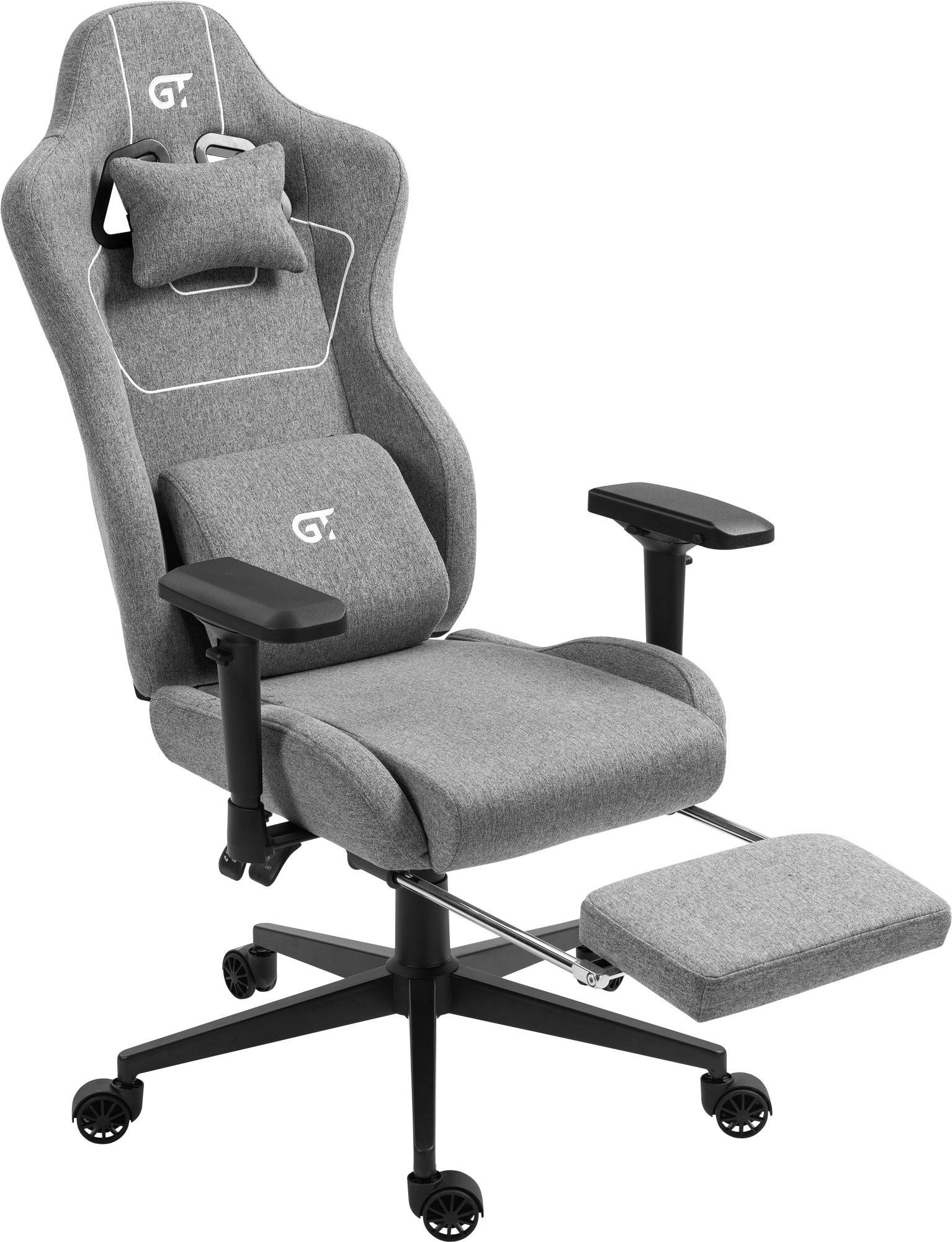 Крісло геймерське GT Racer X-2305 Fabric Grey - фото 8